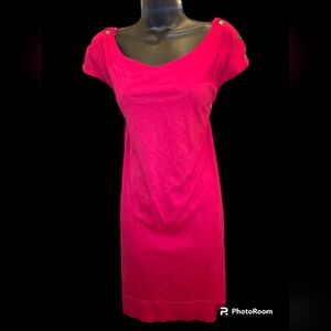 Vintage Express Red Dress Oversized Medium